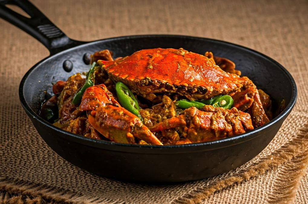 Crab Roast ( Kerala Style )