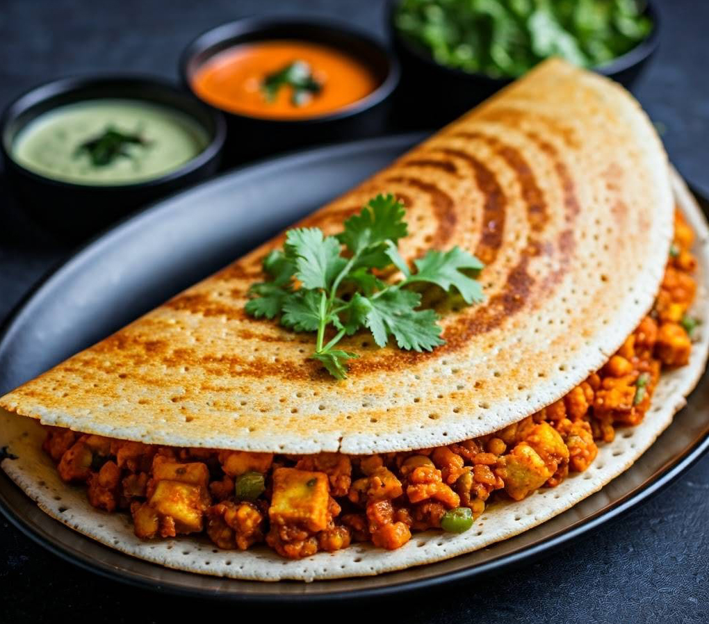 Paneer Chilli Dosa