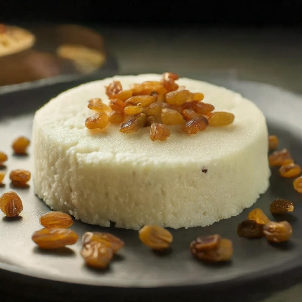 Vattayappam is a soft and spongy steamed rice cake from Kerala, made with fermented rice batter, coconut, and mild sweetness. Perfect as a tea-time snack or dessert, it's a popular choice for festive occasions, including Ramadan iftar.