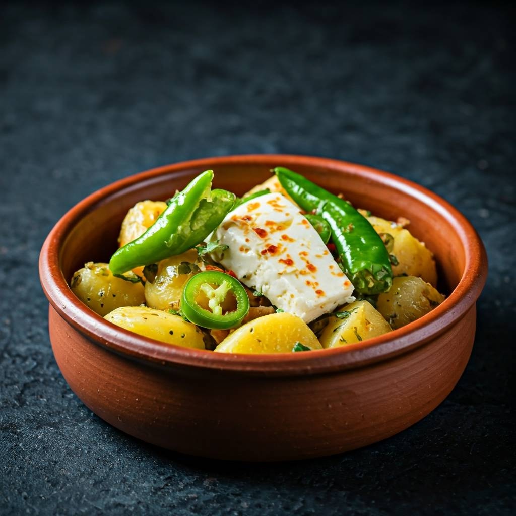 Aloo Paneer Chaat 🥔