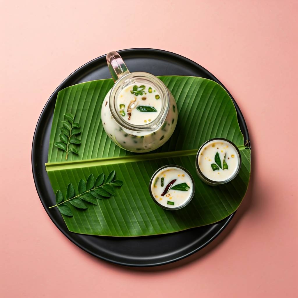 Buttermilk (Mor) with Green Chili & Ginger