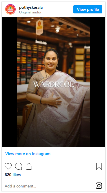 Aswathy in Pothys Ad Film 2