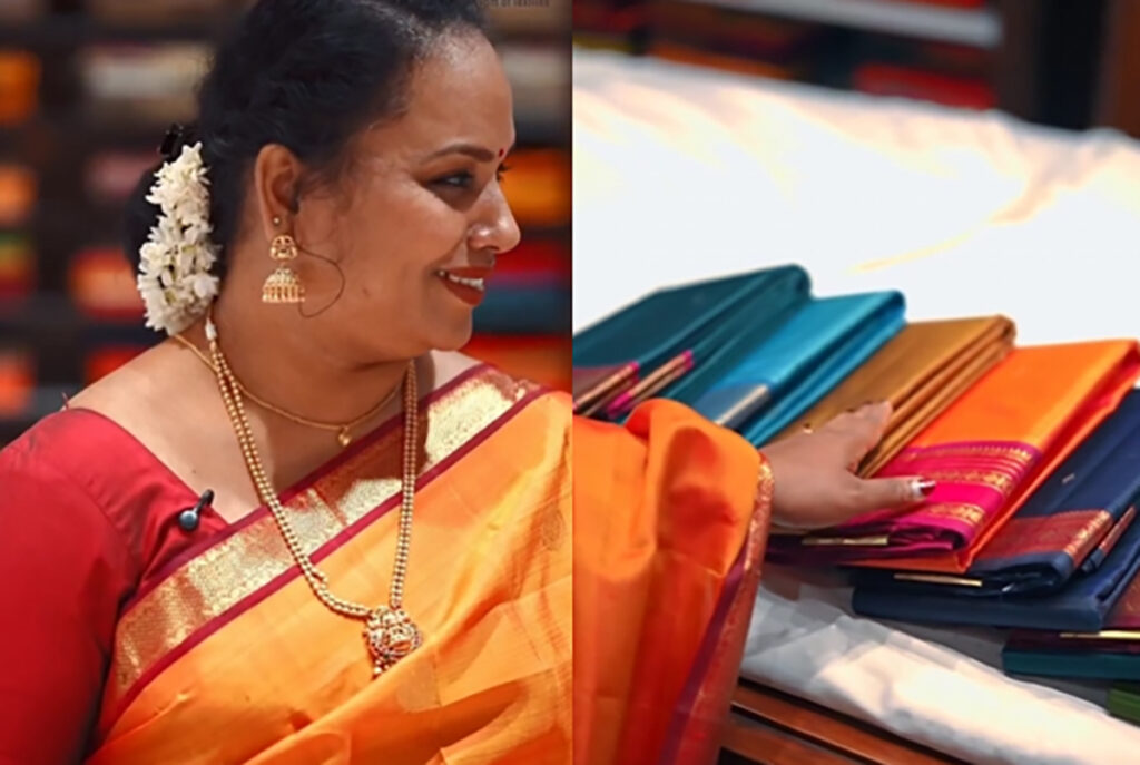 Aswathy starring in Pothys advertisement film