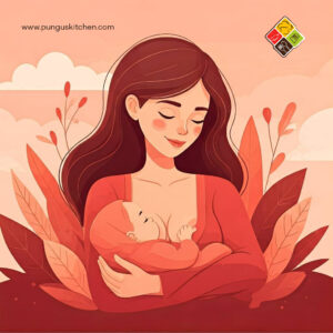 Mother breastfeeding her baby, symbolizing the universal bond of motherhood across the world