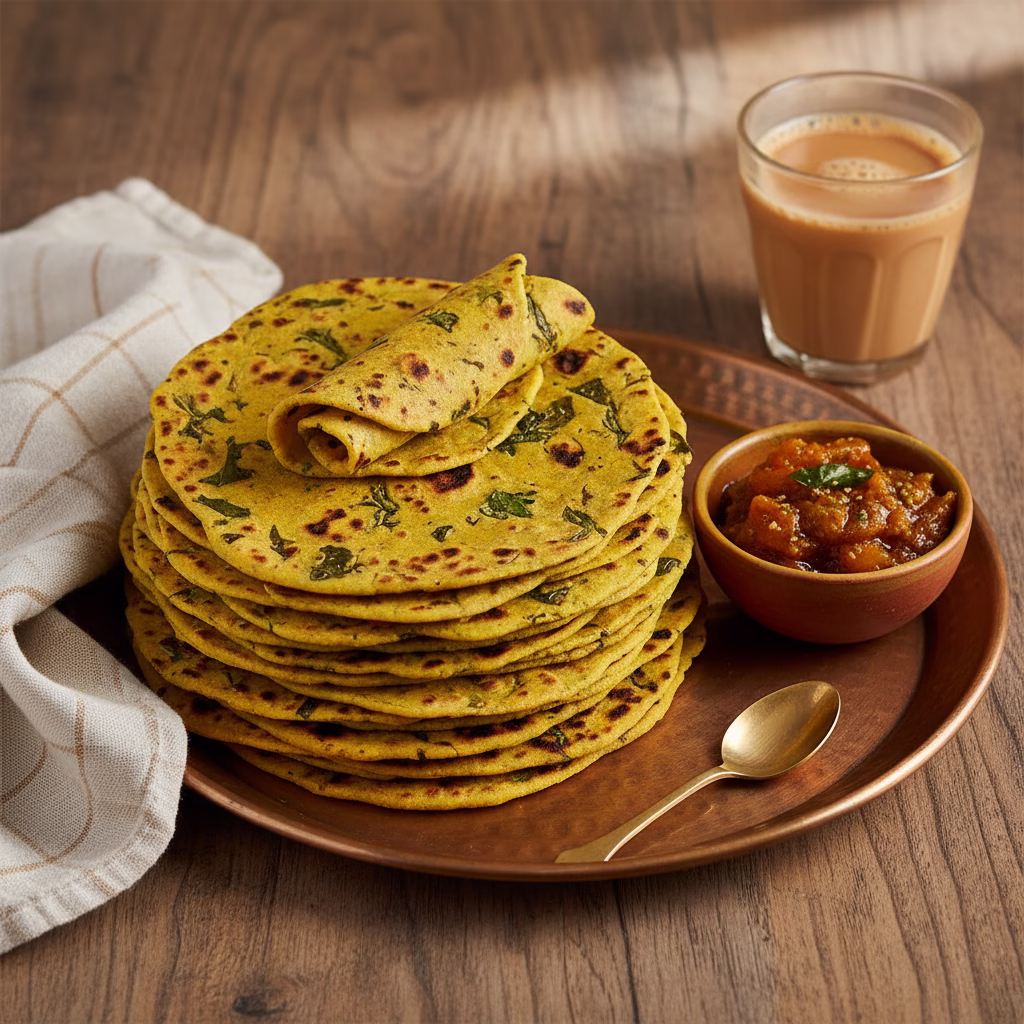 Thepla (Gujarati Flatbread)