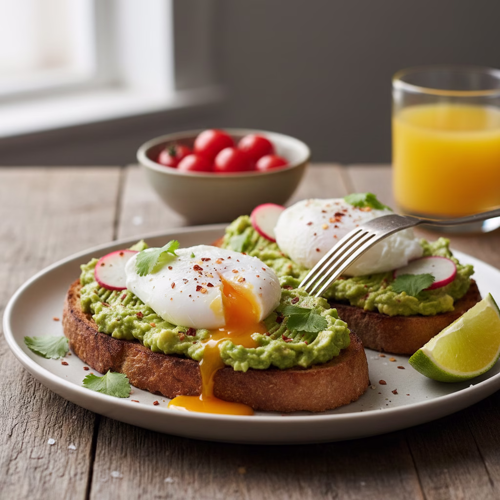 Avocado Toast with Poached Egg